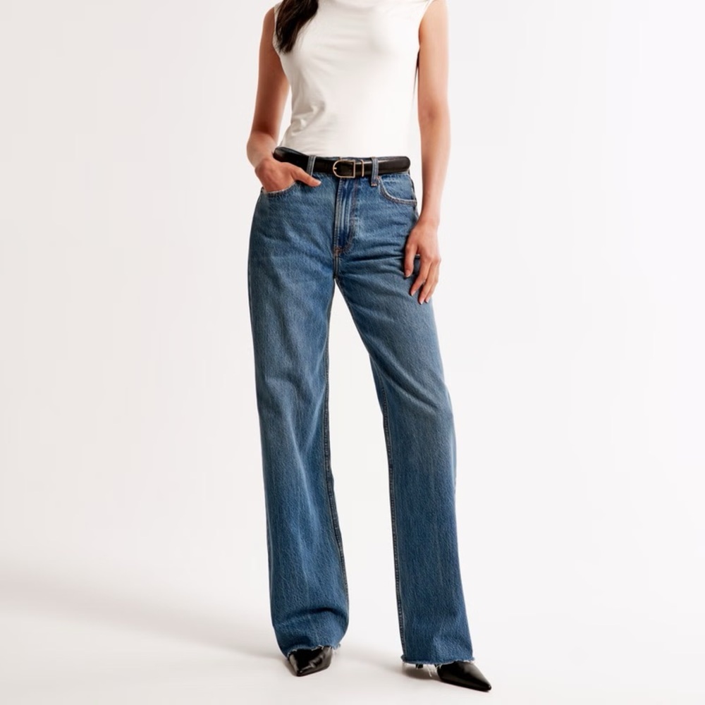 The Loose High Rise Jeans Abercrombie